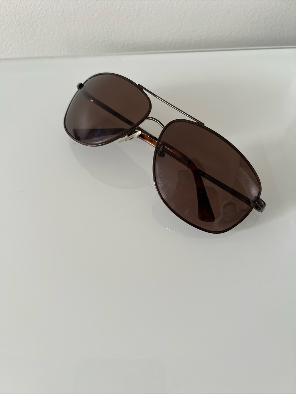 Calvin Klein Brown Lens Sunglasses with Tortoiseshell Temples